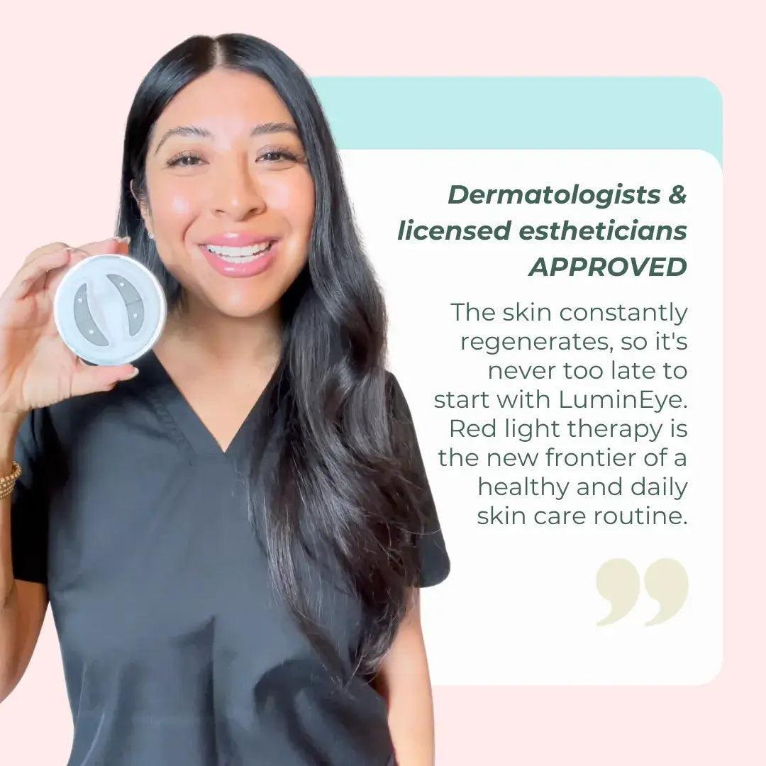 LuminEye reusable LED patches for dark circles & eye bags – cellenceskin